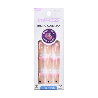 Superdrug Kiss Impress Nails French Manicure 30 Pieces Pack- Buy online at McGrocer