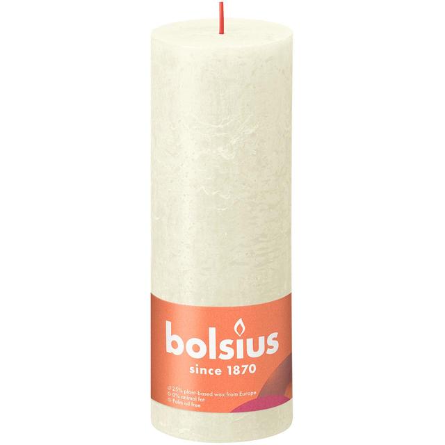 Bolsius Soft Pearl Rustic Candle 190 x 68 GOODS M&S   