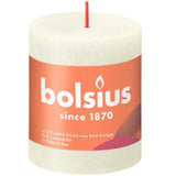 Bolsius Soft Pearl Rustic Candle  80 x 68 GOODS M&S   