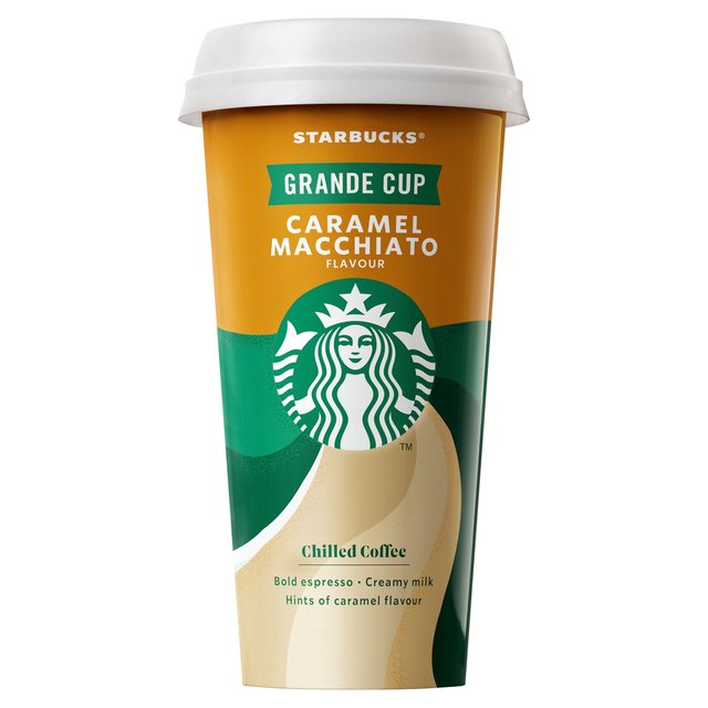 Starbucks Caramel Macchiato Grande Chilled Coffee   330ml