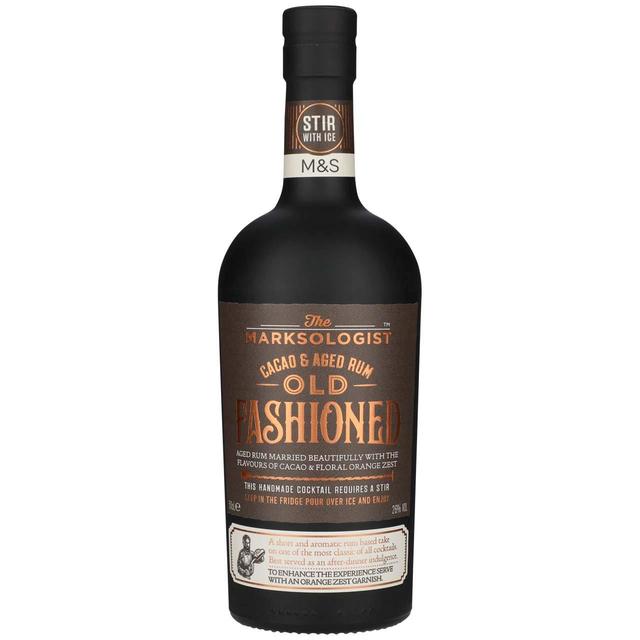 M&S Marksologist Cacao Rum Old Fashioned   500ml