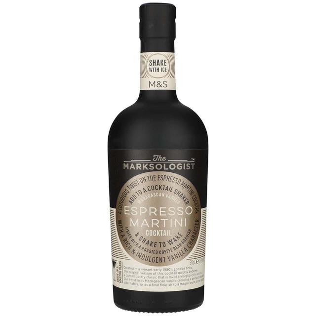 M&S Marksologist Vanilla Espresso Martini   500ml GOODS M&S   