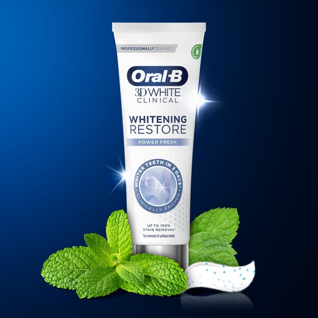 Oral B 3DW Clinical Whitening Power Fresh   70ml GOODS M&S   