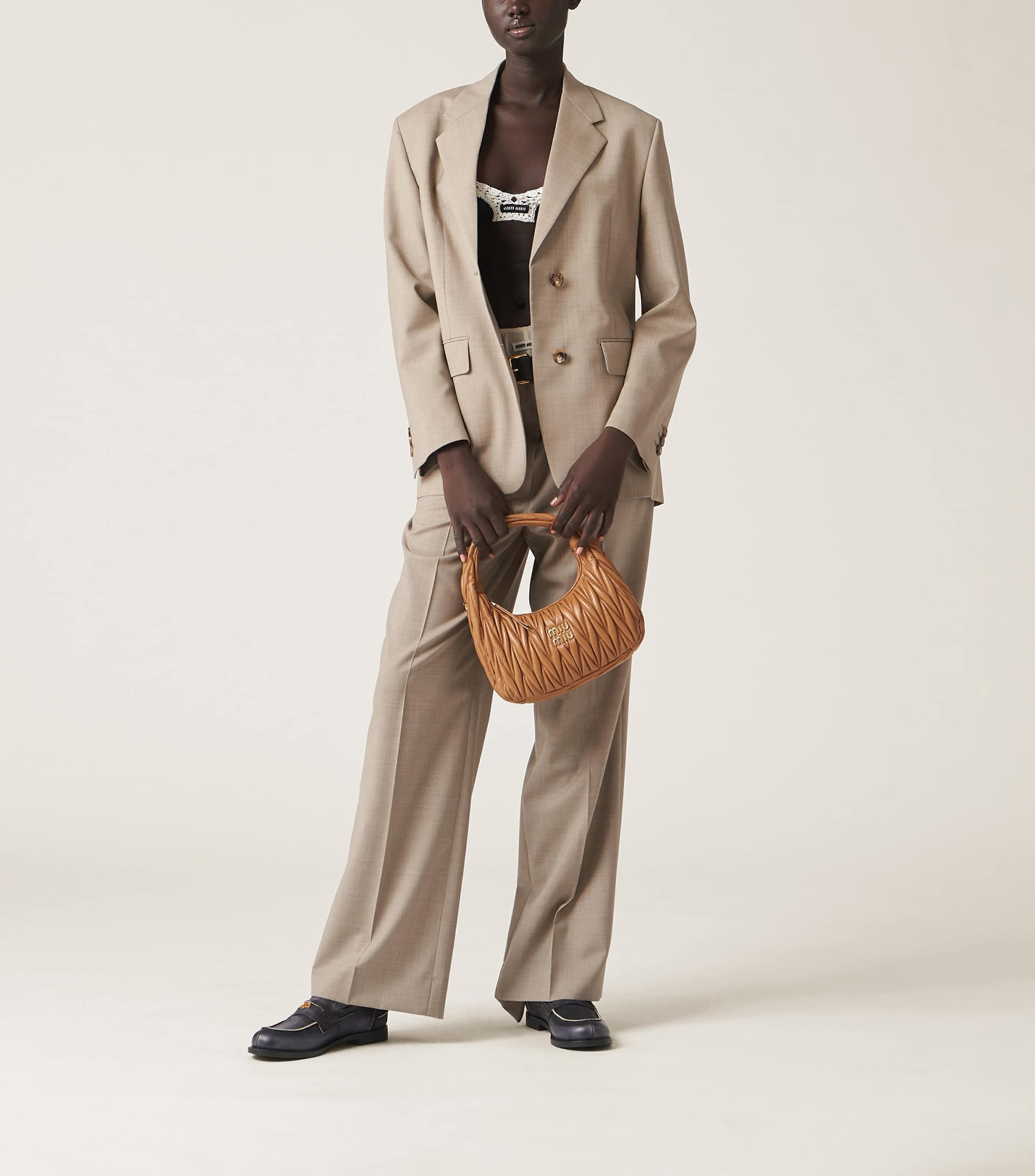 Miu Miu matelassé lambskin Wander top-handle bag, UK version