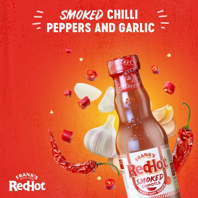 Frank's RedHot Smoked Chipotle Craft Hot Sauce    135ml GOODS M&S   