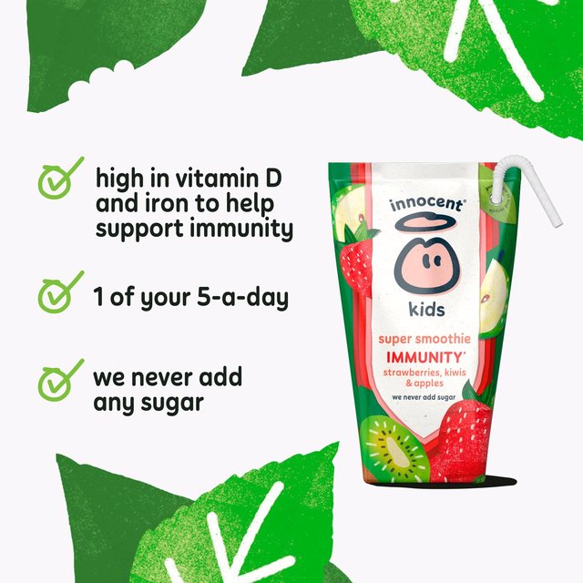 Innocent Kids Super Smoothie Strawberry Kiwi & Apple   4 x 150ml GOODS M&S   