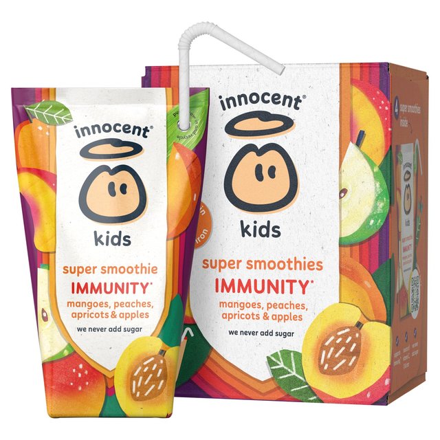 Innocent Kids Super Smoothie Mango Peach Apricot & Apple   4 x 150ml