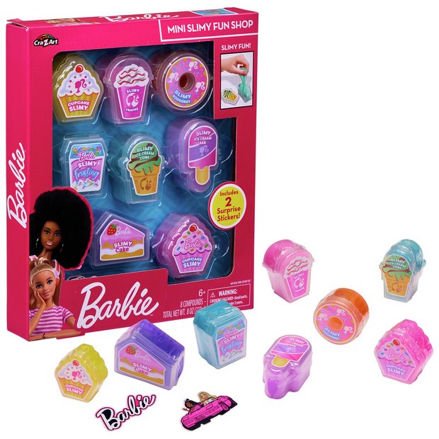 Barbie slime set Mini Slimy Fun Shop (British brand)