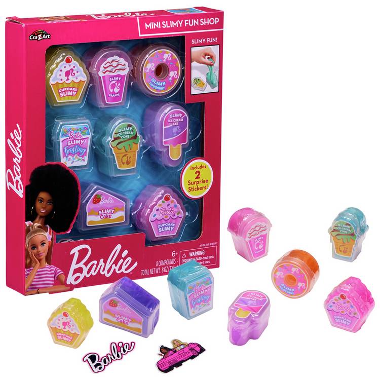 Barbie slime set Mini Slimy Fun Shop (British brand)