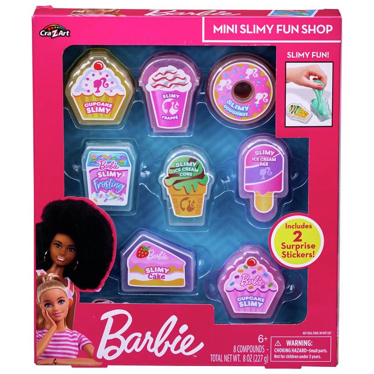 Barbie slime set Mini Slimy Fun Shop (British brand)