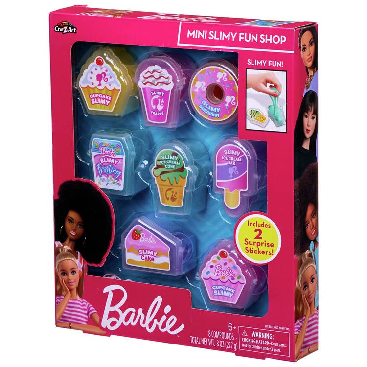 Barbie slime set Mini Slimy Fun Shop (British brand)