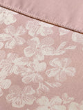 Serene Pink Blossom duvet cover and pillowcase set (British brand)