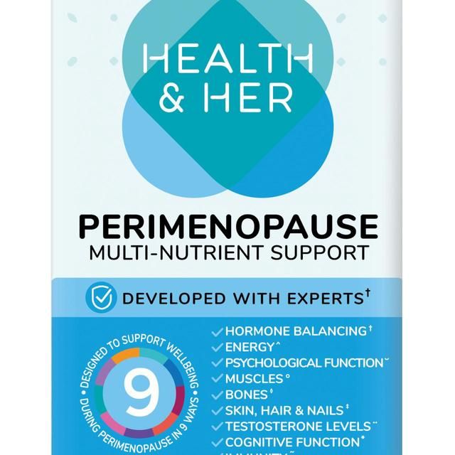 Health & Her Perimenopause Multi-nutrient Support Supplement Capsules    60 per pack GOODS M&S   