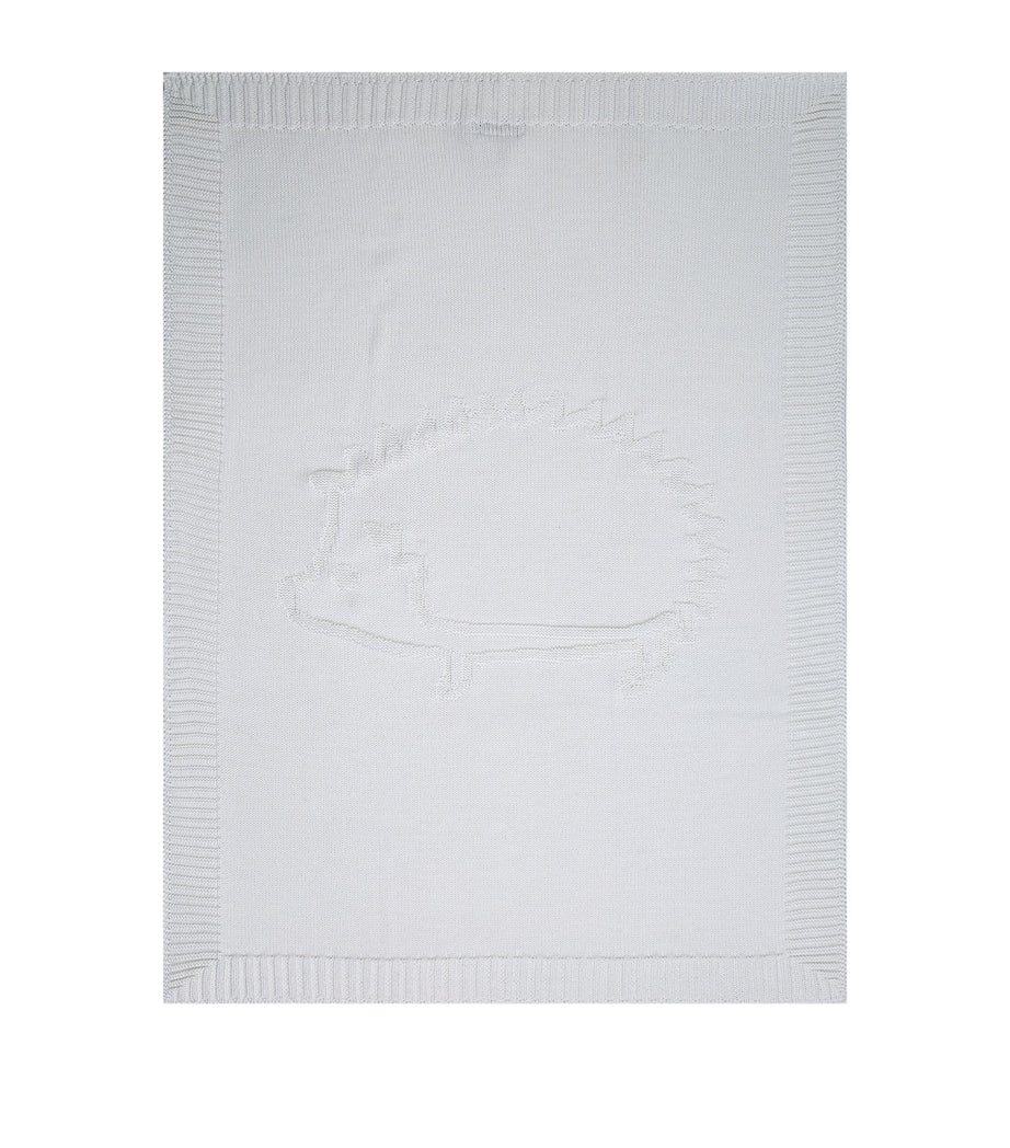 Tartine et Chocolat hedgehog wool blanket 75cm x 100cm, imported from the UK