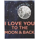 M&S Wife Pop Up 3D Moon Anniversary Card GOODS M&S   