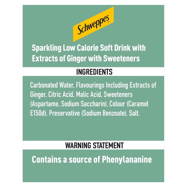 Schweppes Slimline Ginger Ale   1L GOODS M&S   