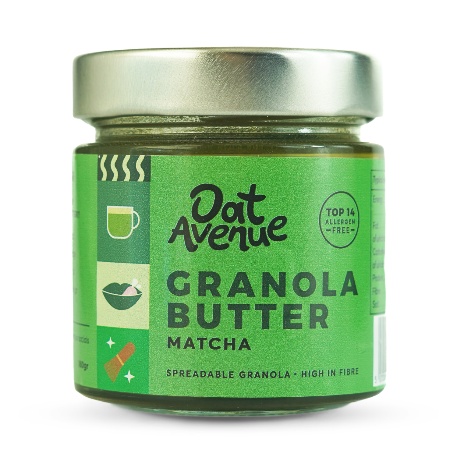 Oat Avenue matcha granola butter 180g (British brand)