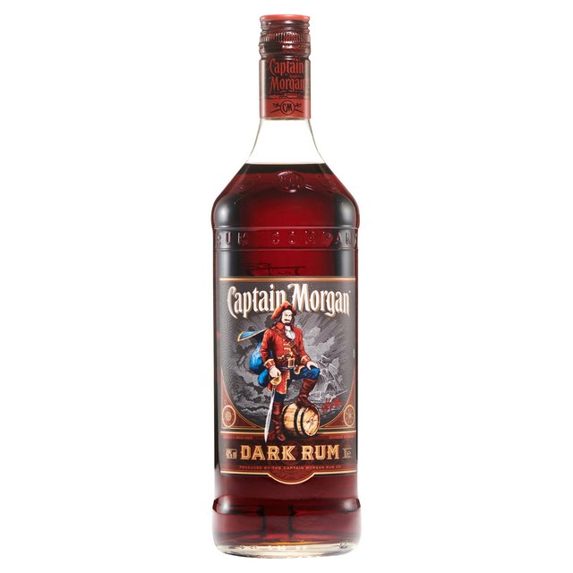 Captain Morgan Dark Rum   1L GOODS M&S   