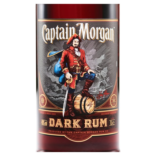 Captain Morgan Dark Rum   1L GOODS M&S   