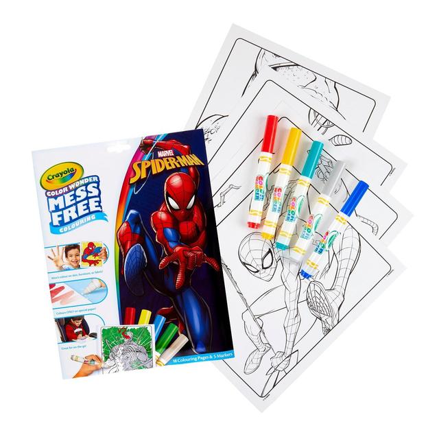 Crayola Spiderman Colour Wonder 2021 GOODS M&S   