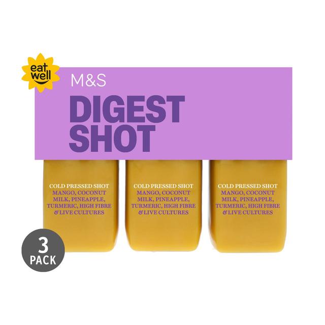 M&S Gut Health Juice Shot Multipack   3 x 100ml GOODS M&S   