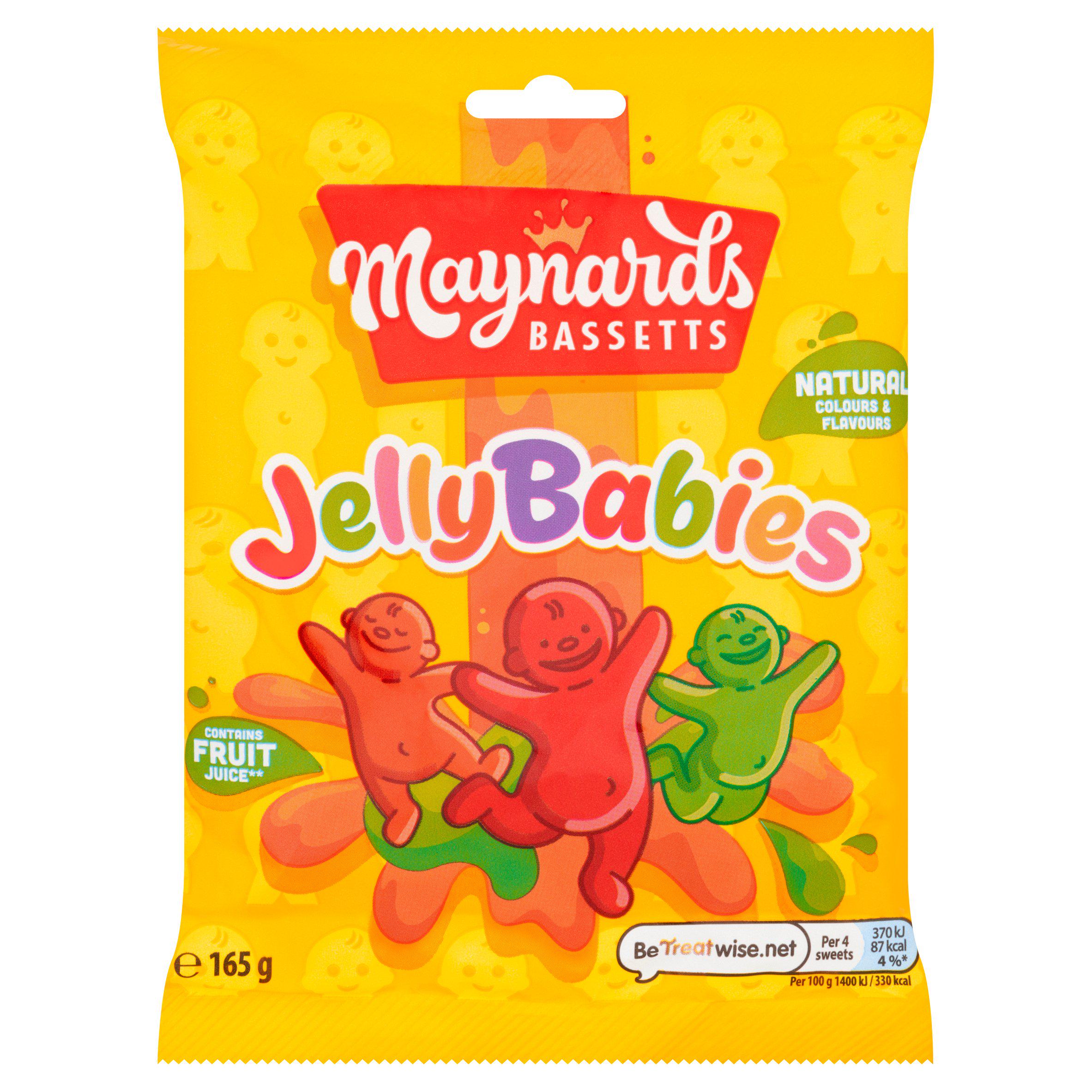 Maynards Bassetts Jelly Babies Sweets Bag 165g GOODS Sainsburys   