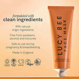 Lucy Bee pineapple enzyme face mask and cleanser 60ml, UK version
