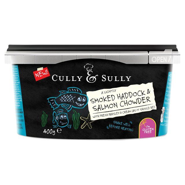 Cully & Sully Smoked Haddock & Salmon Chowder Soup   400g GOODS M&S   