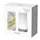 Empire Hiball Glasses   2 per pack GOODS M&S   