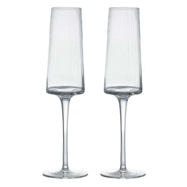 Empire Champagne Flutes   2 per pack GOODS M&S   