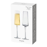 Empire Champagne Flutes   2 per pack GOODS M&S   