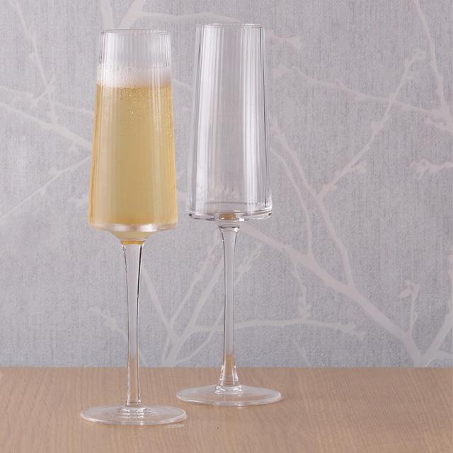 Empire Champagne Flutes   2 per pack GOODS M&S   