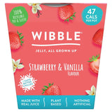 Wibble Strawberry & Vanilla Jelly Pot   150g GOODS M&S   