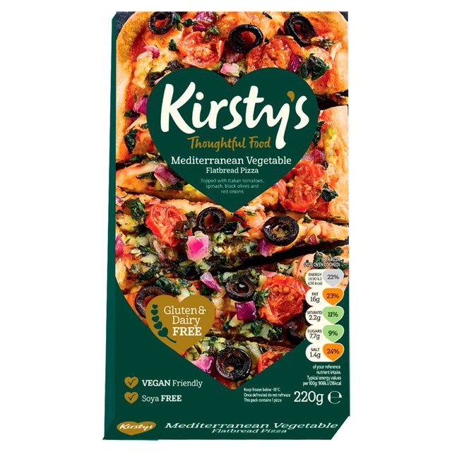 Kirsty's Mediterranean Vegetable Flatbread Pizza   220g GOODS M&S   