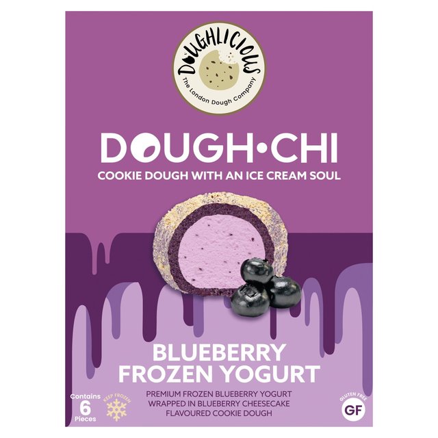 Doughlicious Blueberry Cookie Dough and Gelato Bites    204g GOODS M&S   