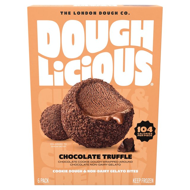 Doughlicious Chocolate Truffle Cookie Dough and Gelato Bites   204g GOODS M&S   