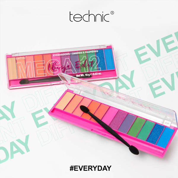Technic eyeshadow palette Ibiza Edit 12 shades (British brand)