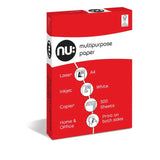 Nu Multipurpose A4 Printer Paper 70GSM 500 Sheets PEFC Certified   500 per pack GOODS M&S   