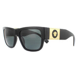 Versace VE4406 black sunglasses large rectangular, imported from the UK