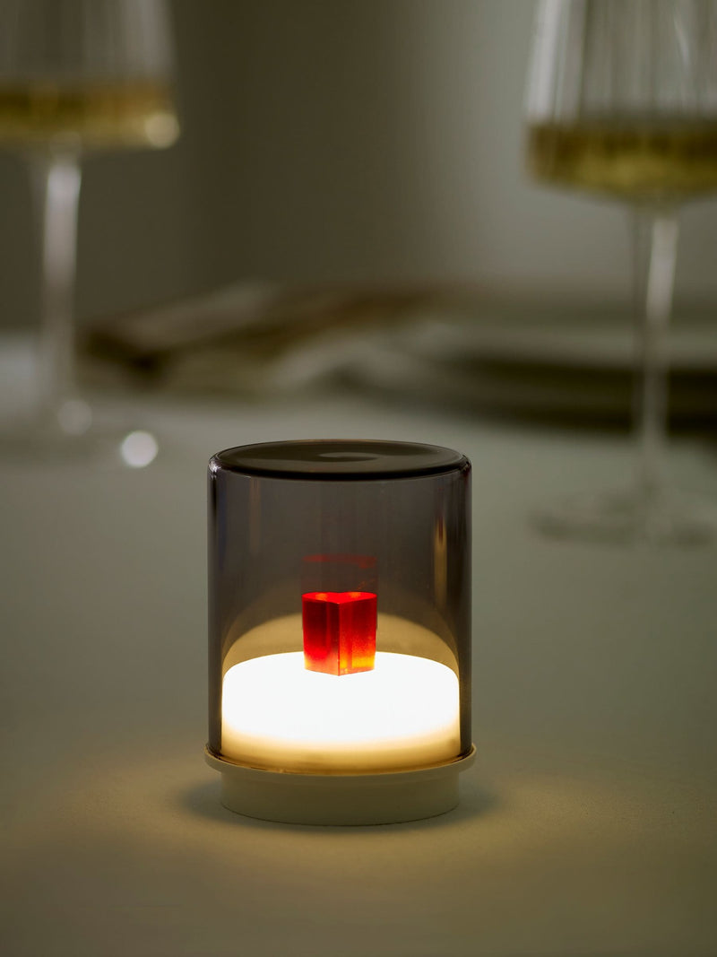 Indigo Owl Pink Small Gem Wireless Table Lamp
