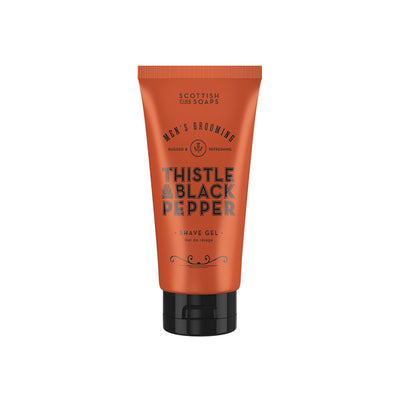 Superdrug Scottish Fine Soaps Thistle & Black Pepper Shave Gel 150ml- Buy online at McGrocer
