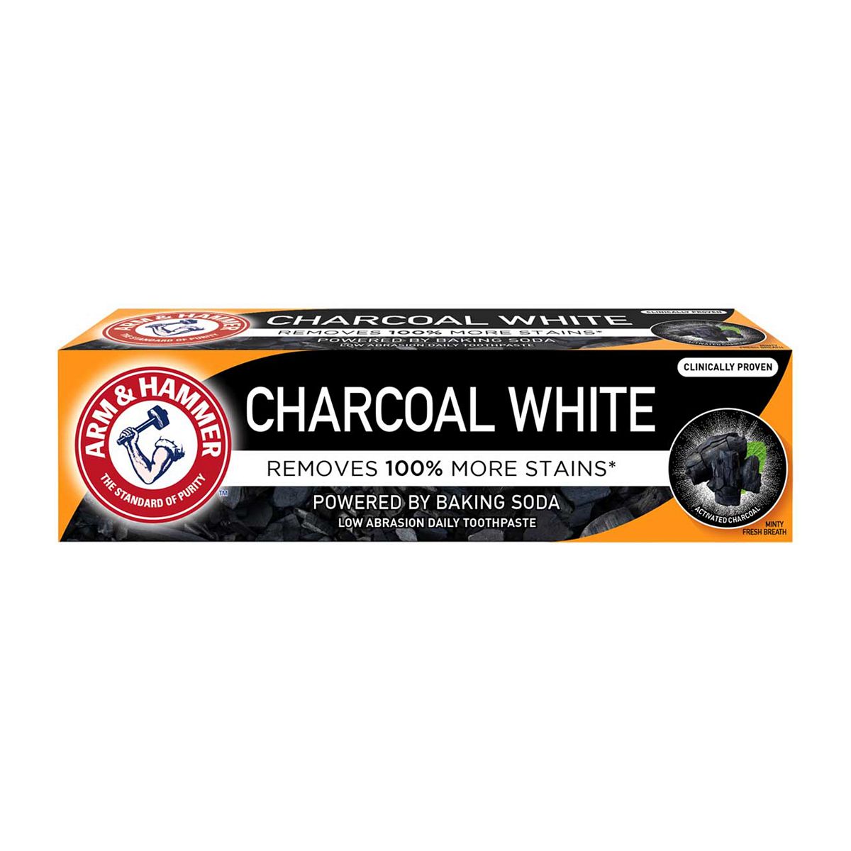 Arm & Hammer Charcoal White Natural Toothpaste 75ml GOODS Boots   