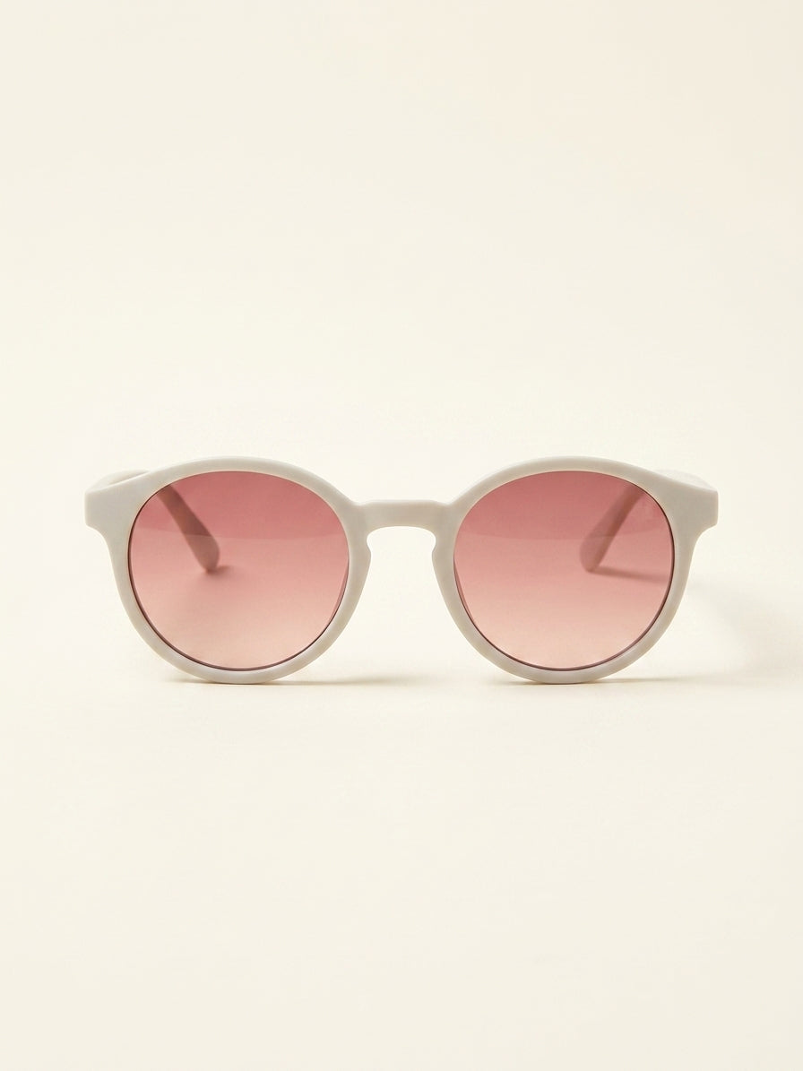 Burberry round-frame acetate sunglasses, imported from the UK