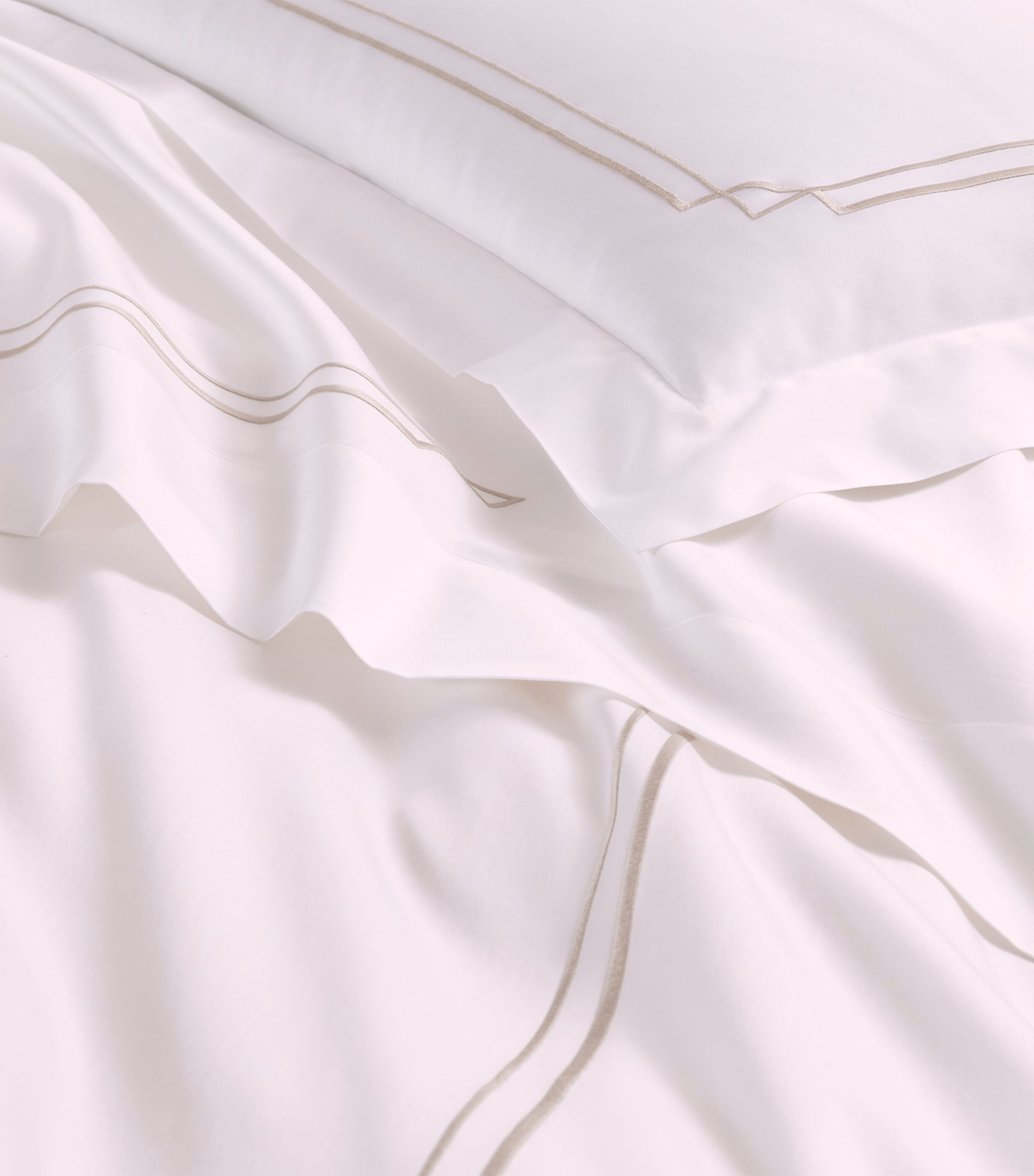 Frette Layering Embroidery duvet cover 260x240cm, imported from the UK