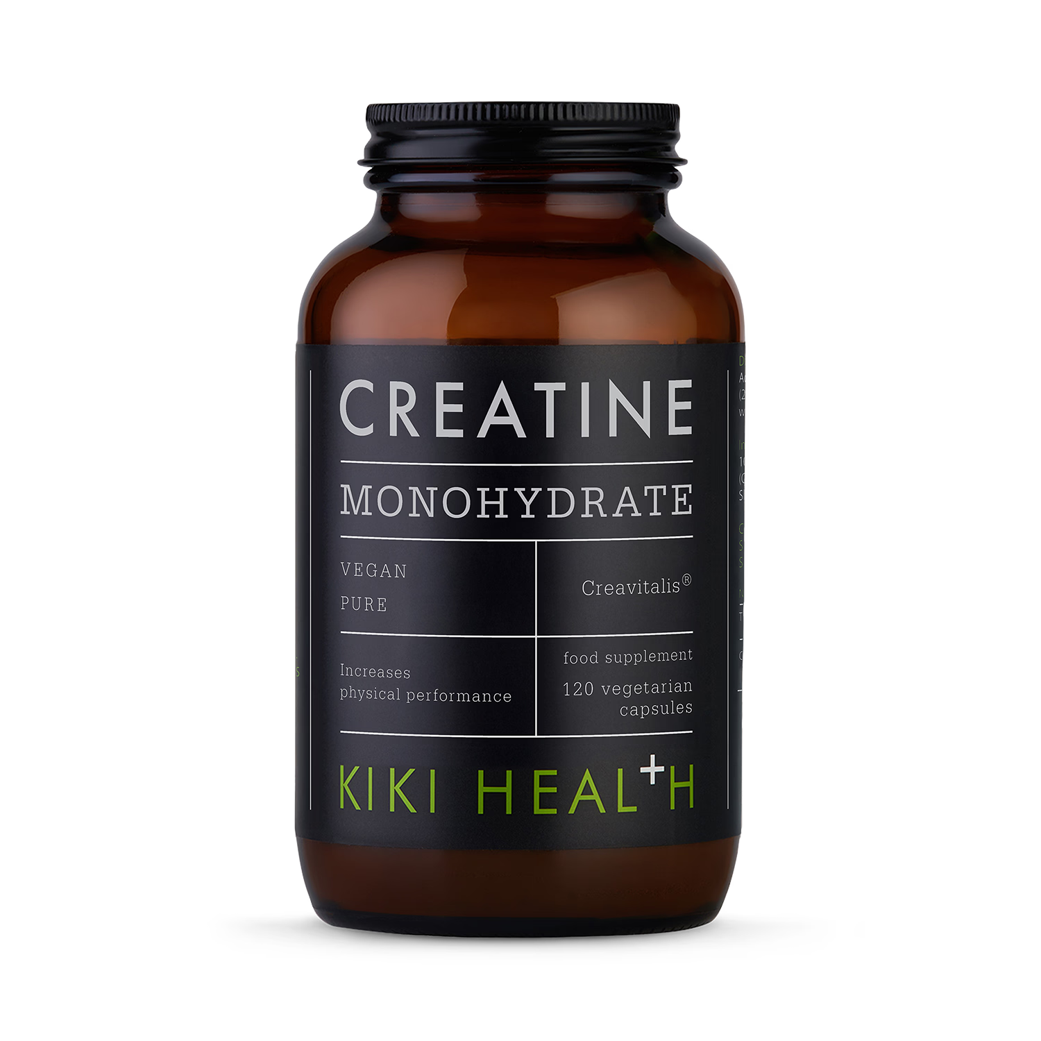 KIKI Health Creatine Monohydrate 120 Vegicaps, UK version