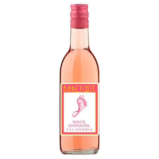 Barefoot White Zinfandel Rosé Wine 18.7cl GOODS Sainsburys   