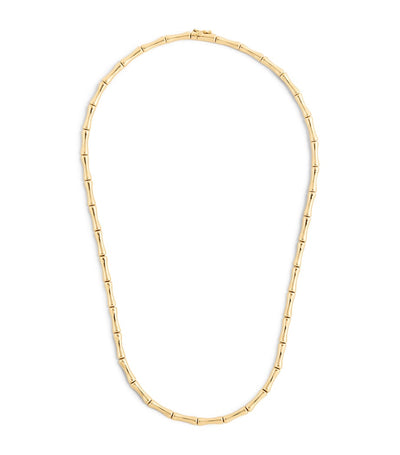 Harrods Anita Ko Yellow Gold Bamboo Necklace- Buy online at McGrocer