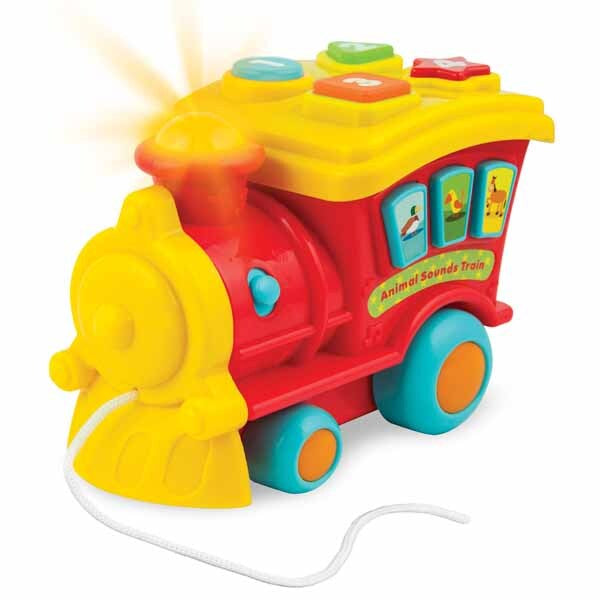 Winfun Animal Sounds Train pull-along educational toy (British brand)