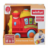 Winfun Animal Sounds Train pull-along educational toy (British brand)