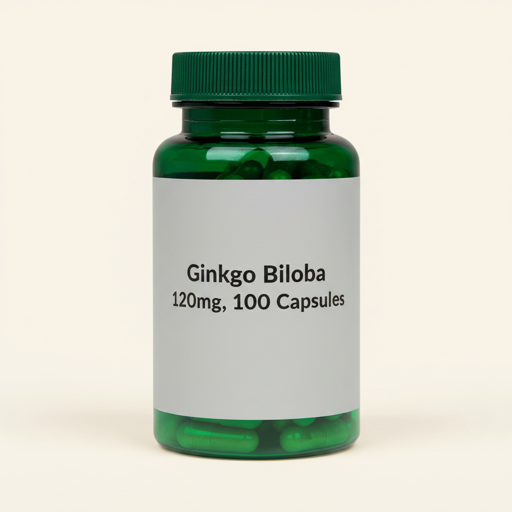 Holland & Barrett Ginkgo Biloba 120mg capsules 100 count, UK version
